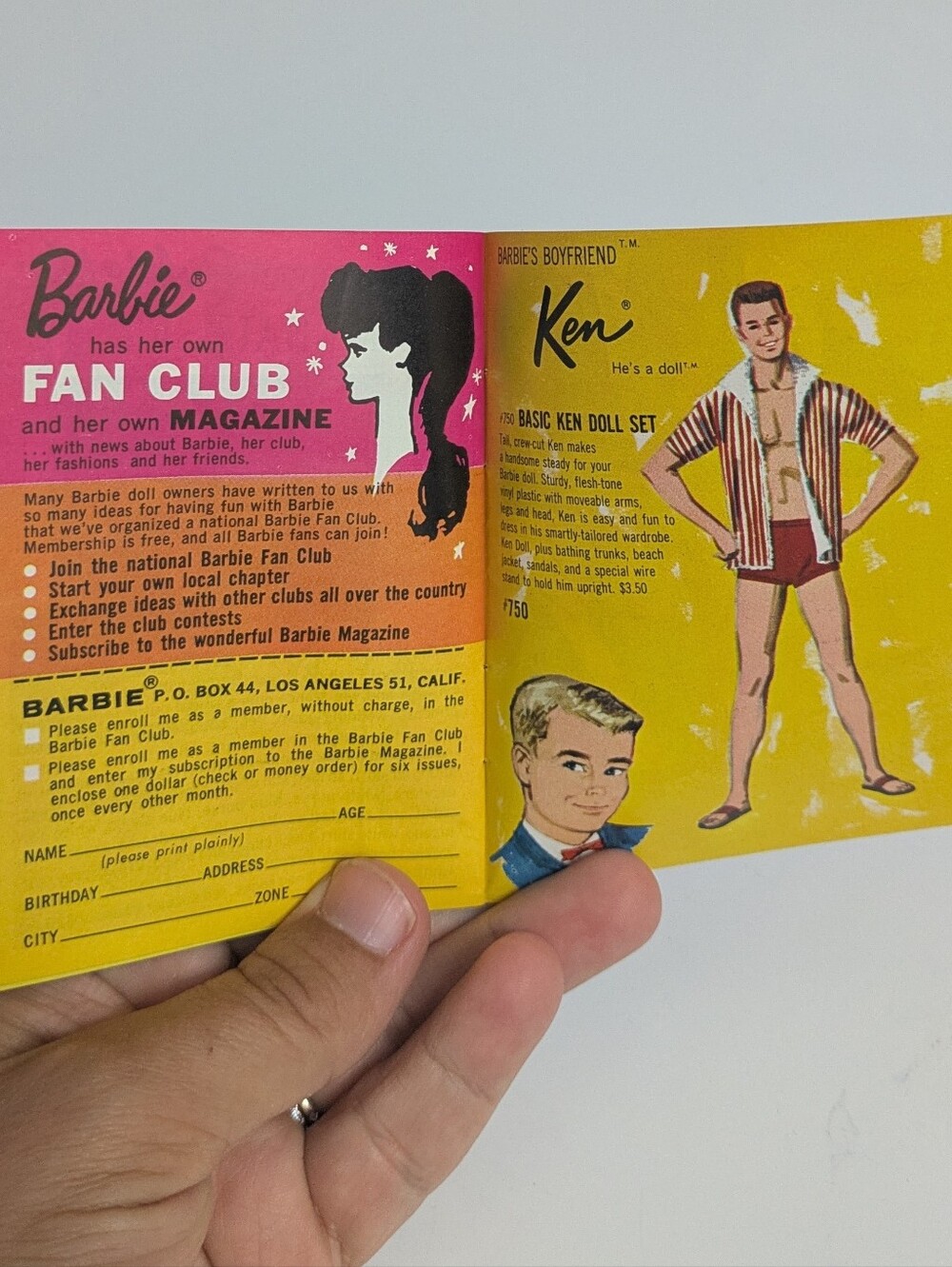 Vintage Barbie And Ken Barbies Boyfriend Midge 1962 Fashion Catalog Bundle - Picture 6 of 8